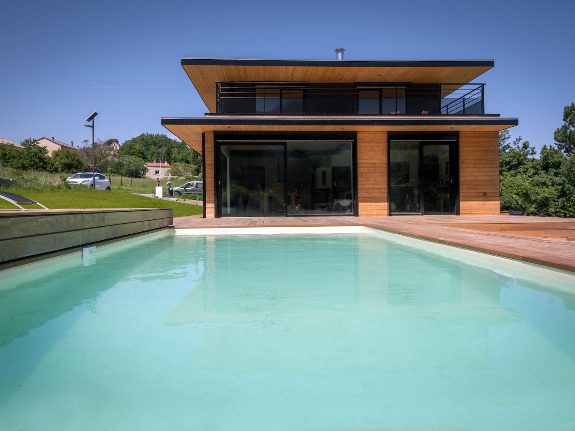 Agence Architecte NaturARCH, Maison individuelle en KLH et ossature bois à Digne-les-Bains